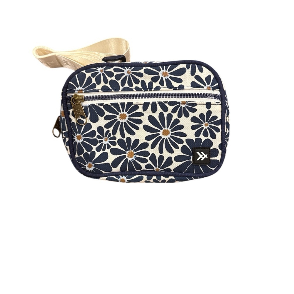 TRENDS Navy and Cream Floral crossbody NWT